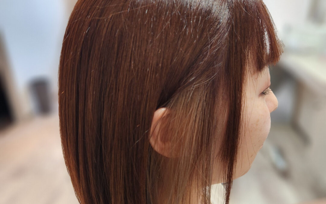 こちらは、以前にも髪質改善をご体験いただいたお客様です